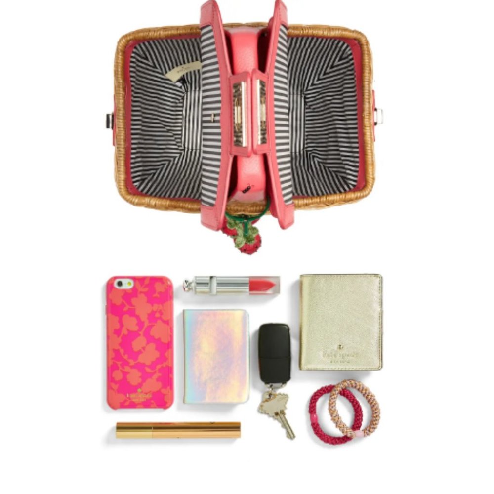 kate spade picnic perfect 3D wicker picnic basket - Picture 9 of 11